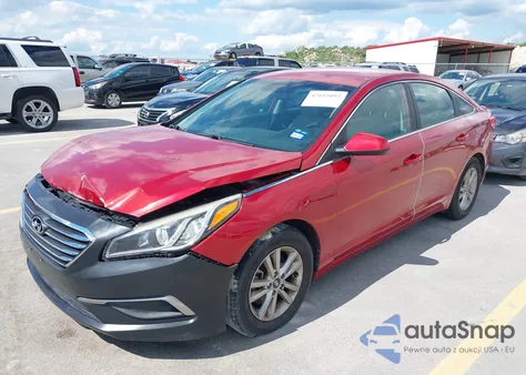 2017 Hyundai Sonata z USA, uszkodzony, nr VIN 5NPE24AFXHH530081